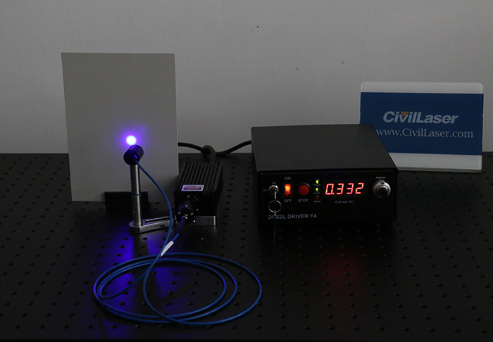 445nm 6W Blue Fiber coupled laser Support customized